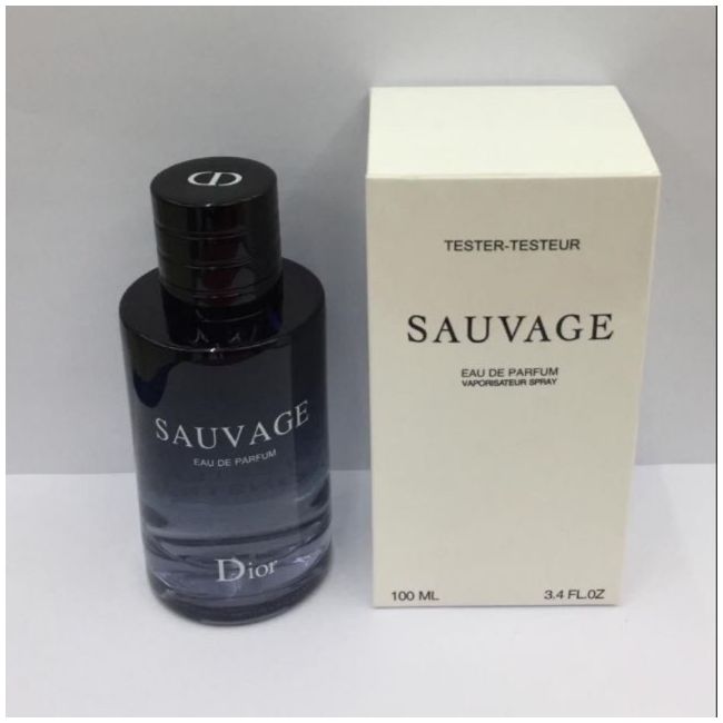 Tester Sauvage by Dior 3.4oz Eau de Parfum for Men